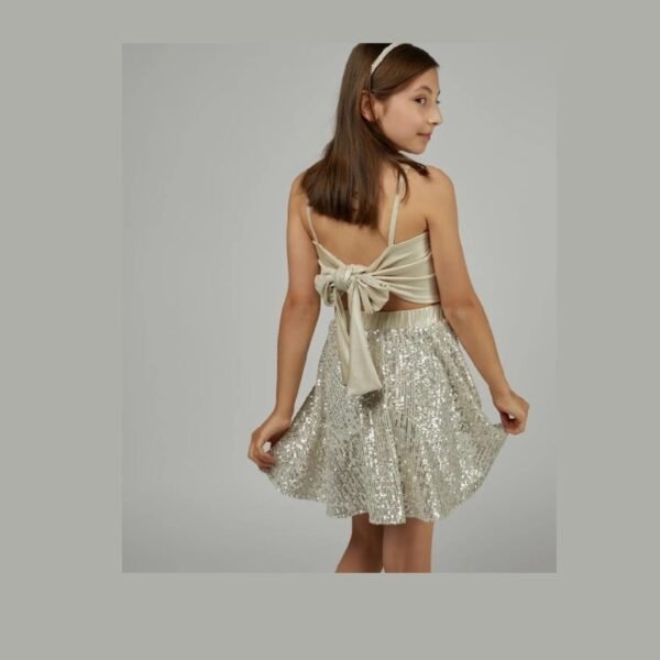 Girls' Sequin Party Dress – Sparkling Kids' Holiday Outfit