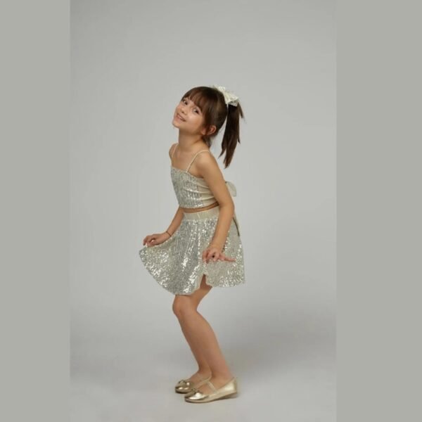 Girls' Sequin Party Dress – Sparkling Kids' Holiday Outfit