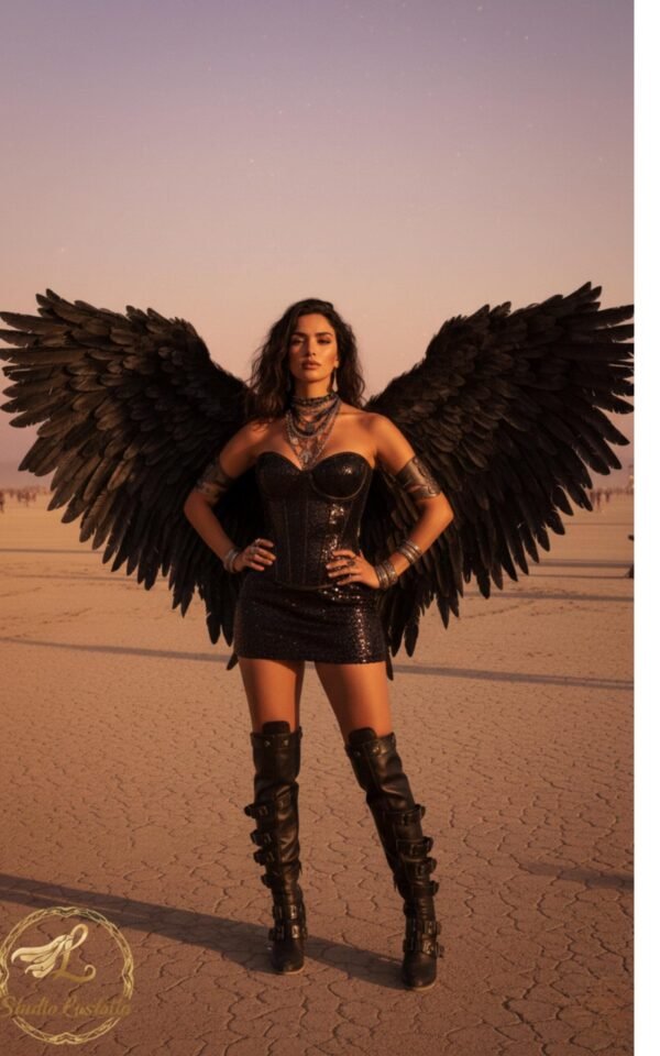 il_fullxfull.7356902642_qx97.jpg Handmade Black Sequin Corset Top – Strapless Lace-Up Back Bustier for Festival, Rave & Luxury Nightwear