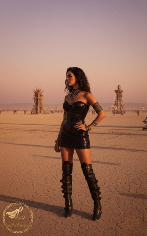 il_fullxfull.7356906104_eh04.jpg Handmade Black Sequin Corset Top – Strapless Lace-Up Back Bustier for Festival, Rave & Luxury Nightwear